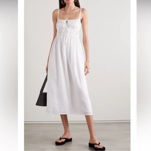 Dynamite linen midi dress